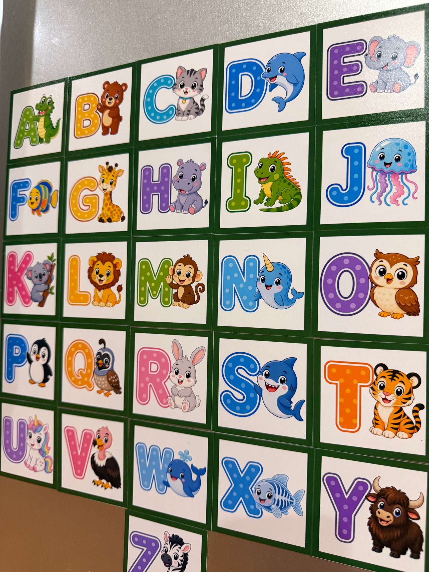 ABC Animal Learning Magnets 🧲🐾