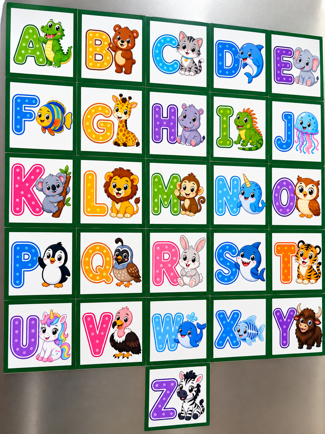 ABC Animal Learning Magnets 🧲🐾