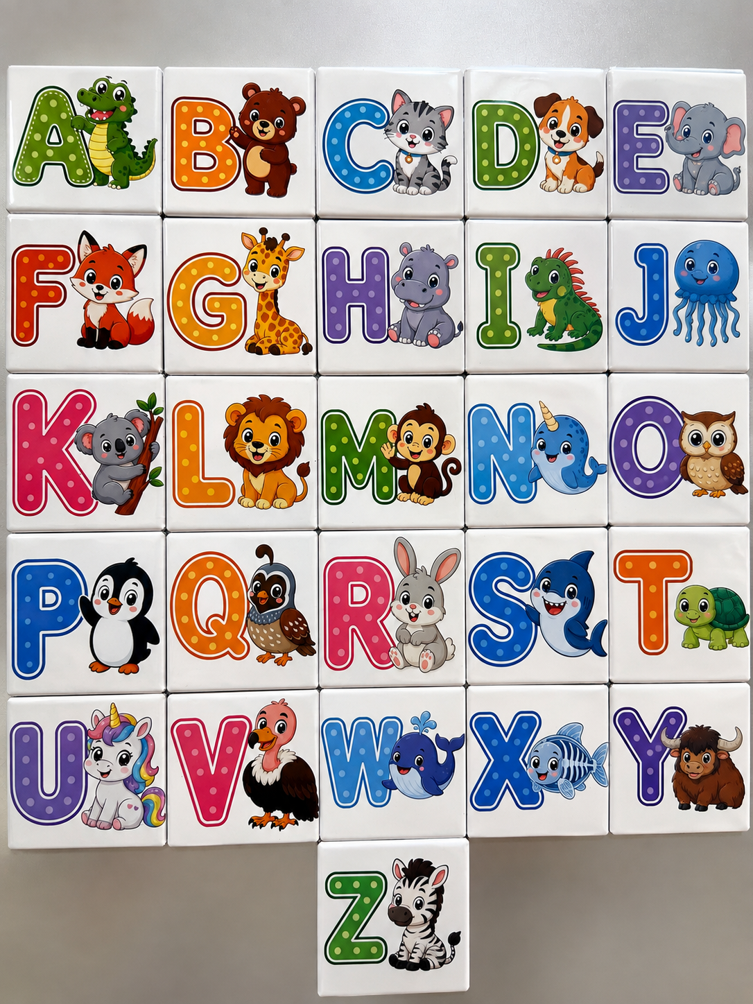 ABC Animal Learning Magnets