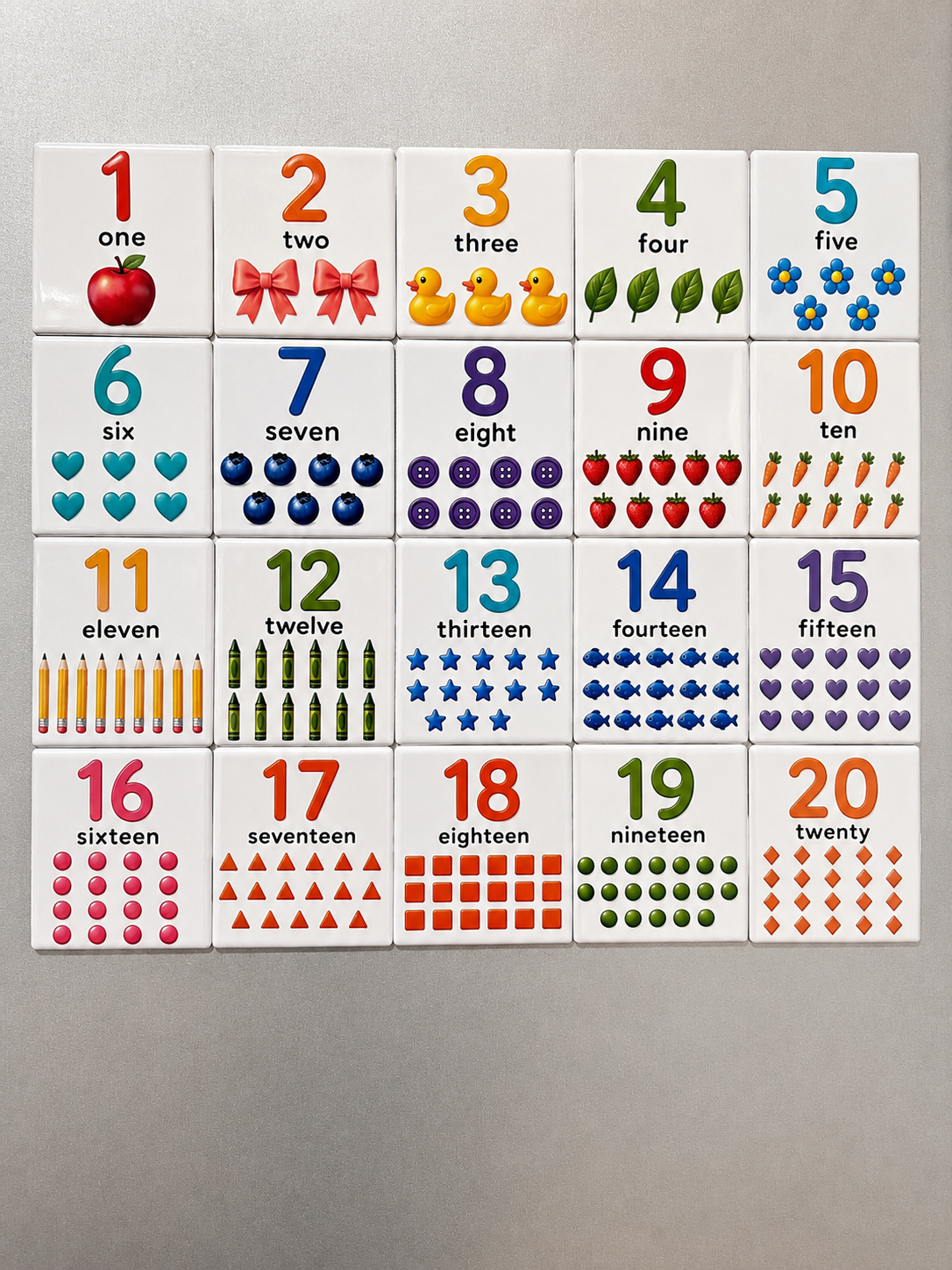 1–20 Animal      Counting Magnets 🧸🔢