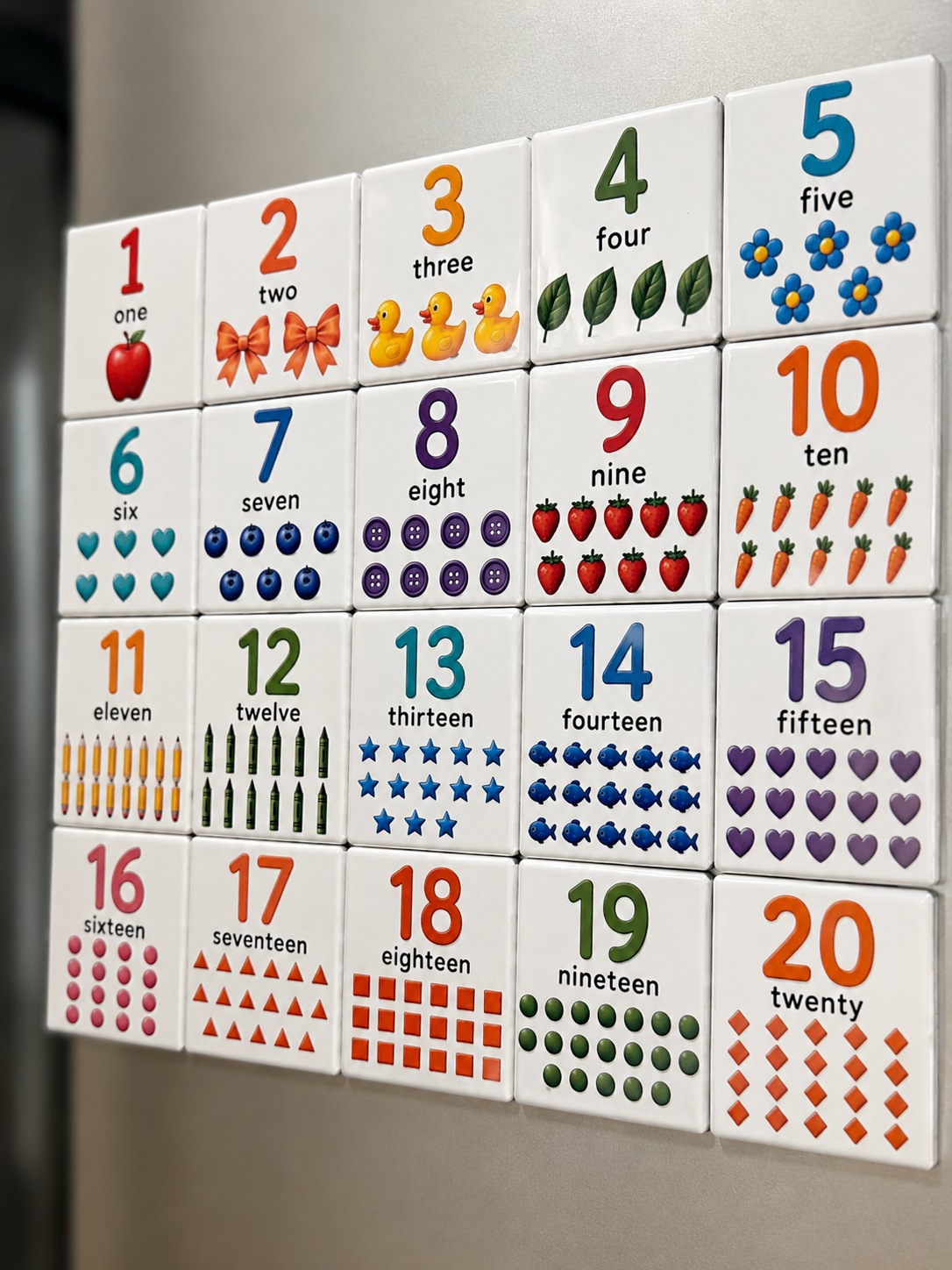 1–20 Animal      Counting Magnets 🧸🔢