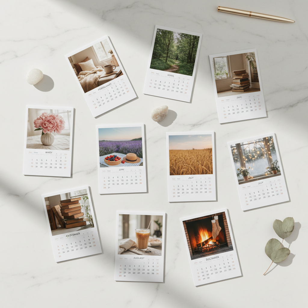Custom Calendar Photo Magnets (Flexible)