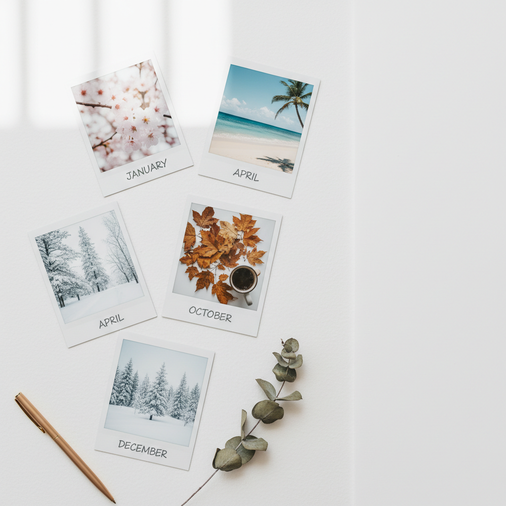 Custom Calendar Photo Magnets (Flexible)